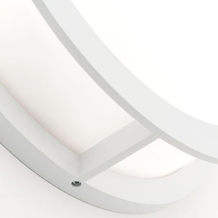 Orion - Outdoor luminaire HENRY 2xE27/15W/230V Ø 30 cm IP44 white