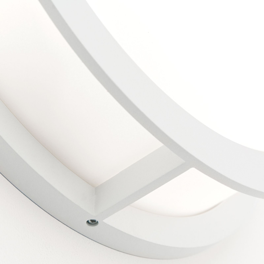 Orion - Outdoor luminaire HENRY 2xE27/15W/230V Ø 30 cm IP44 white