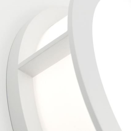 Orion - Outdoor luminaire HENRY 2xE27/15W/230V Ø 30 cm IP44 white
