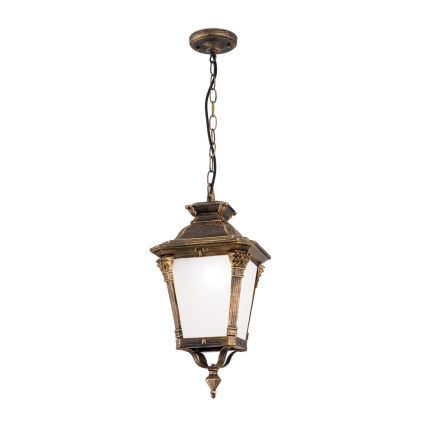 Outdoor pendant light AIKO 1xE27/60W/230V IP23 bronze/patina