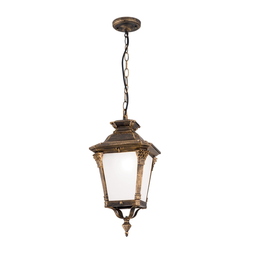 Outdoor pendant light AIKO 1xE27/60W/230V IP23 bronze/patina