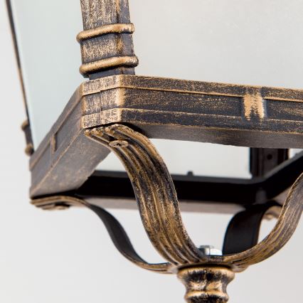 Outdoor pendant light AIKO 1xE27/60W/230V IP23 bronze/patina