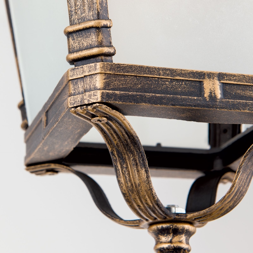 Outdoor pendant light AIKO 1xE27/60W/230V IP23 bronze/patina