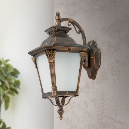 AIKO Outdoor Wall Light 1xE27/60W/230V IP23 Bronze/Patina