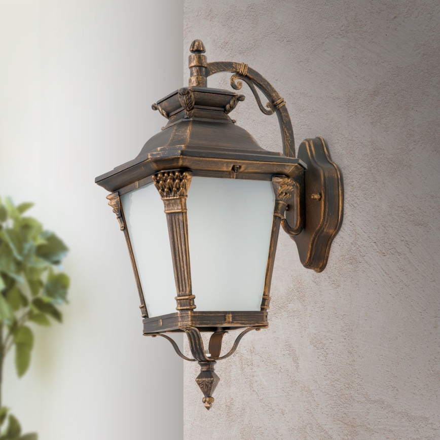 AIKO Outdoor Wall Light 1xE27/60W/230V IP23 Bronze/Patina