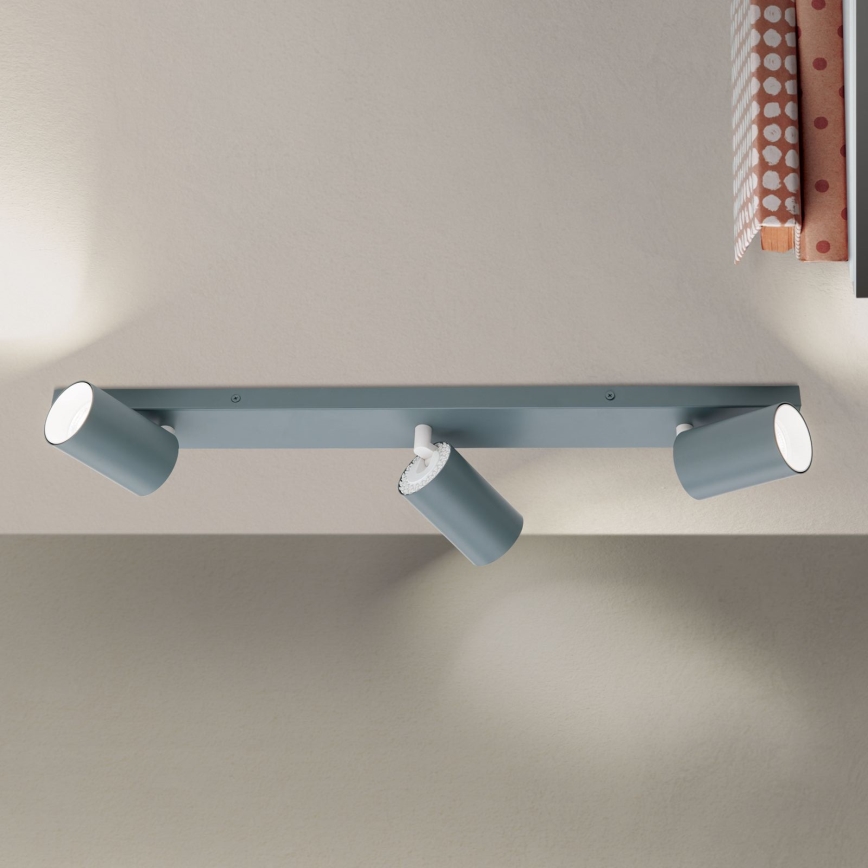 PENN 3xGU10/13W/230V spotlight, gray