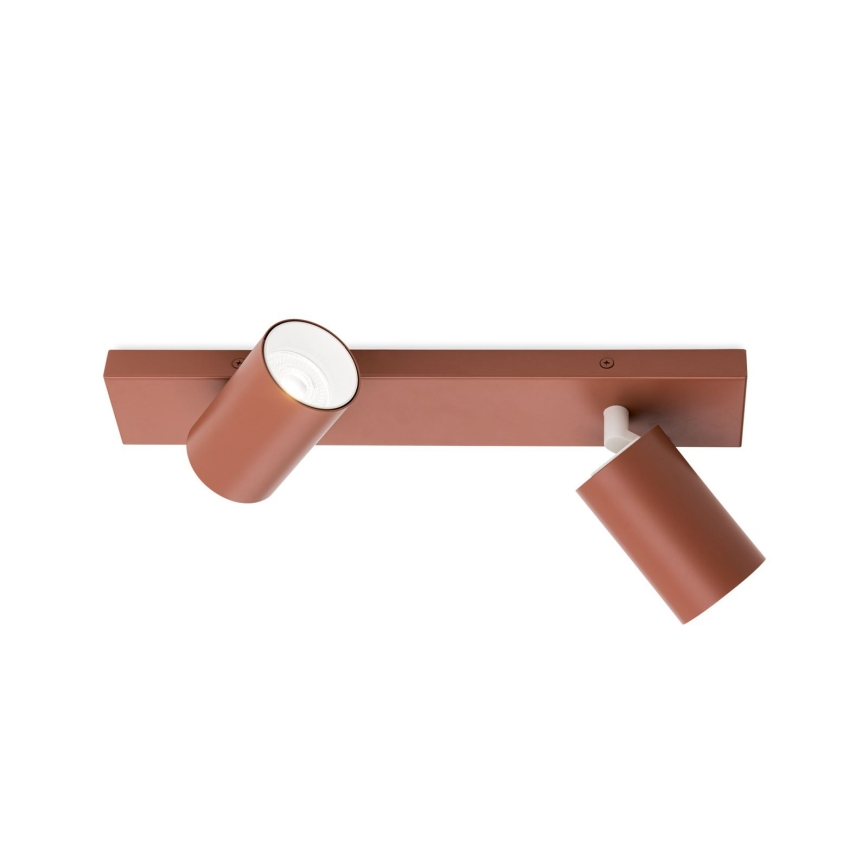 PENN Spotlight 2xGU10/13W/230V, Brick Red