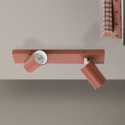 PENN Spotlight 2xGU10/13W/230V, Brick Red