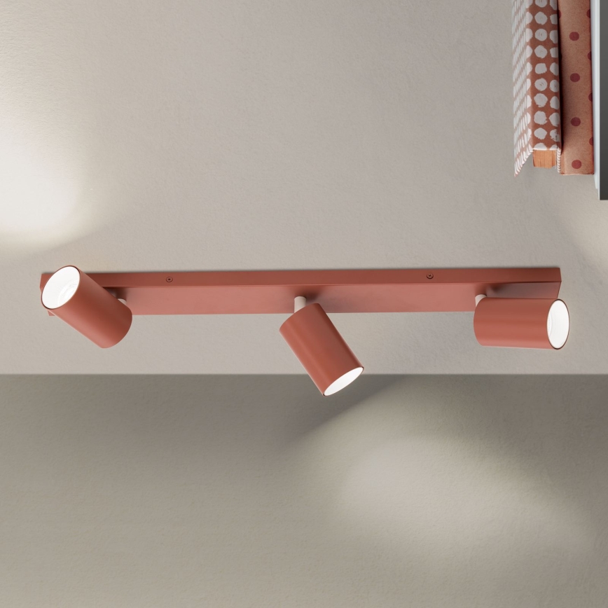 PENN Spotlight 3xGU10/13W/230V Brick Red