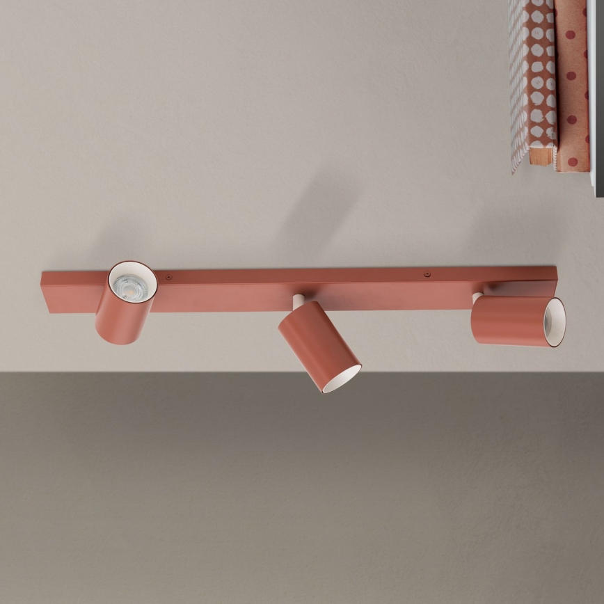 PENN Spotlight 3xGU10/13W/230V Brick Red