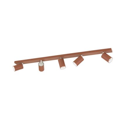 PENN Spotlight 5xGU10/13W/230V, Brick red