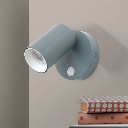 PENN Wall-mounted spotlight 1xGU10/13W/230V Gray