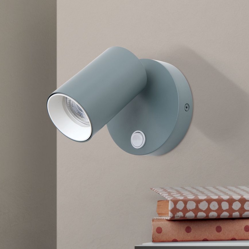 PENN Wall-mounted spotlight 1xGU10/13W/230V Gray