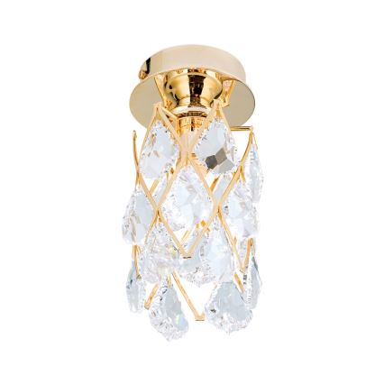 RITA ceiling light 1xG9/40W/230V Ø 9 cm gold finish