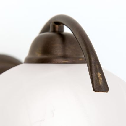 RULA Wall Lamp 1xE27/40W/230V White/Bronze