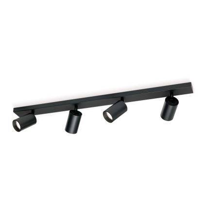 SEAN 4xGU10/13W/230V Black Spotlight