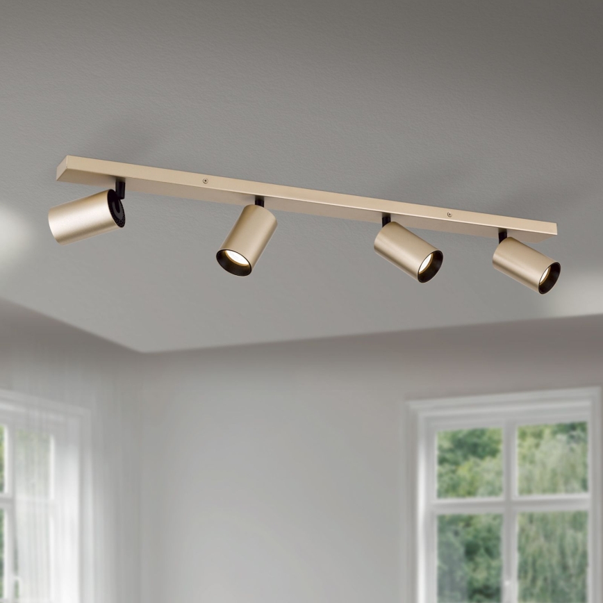 SEAN 4xGU10/13W/230V Gold Spotlight