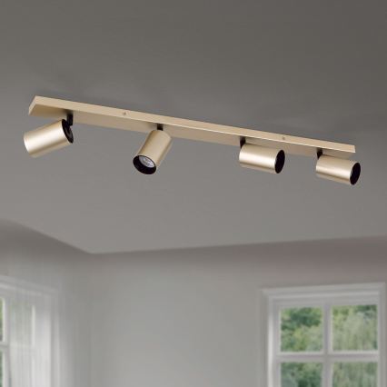 SEAN 4xGU10/13W/230V Gold Spotlight