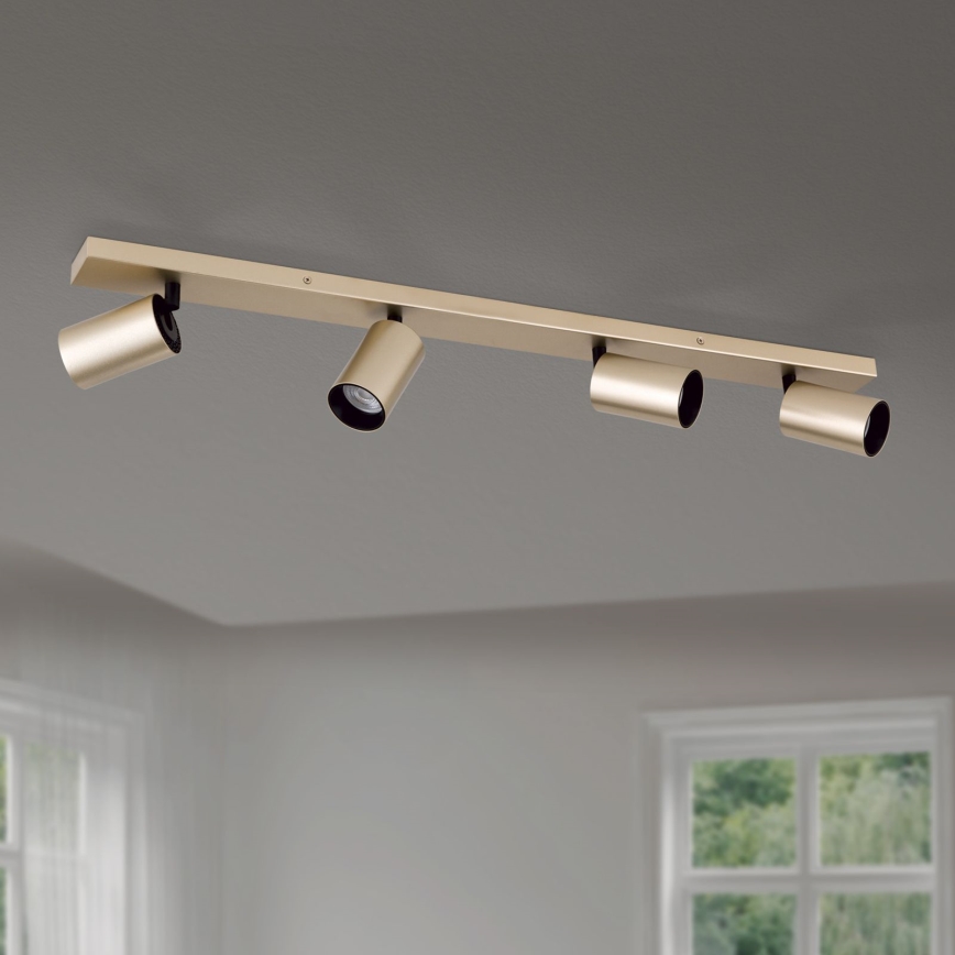 SEAN 4xGU10/13W/230V Gold Spotlight