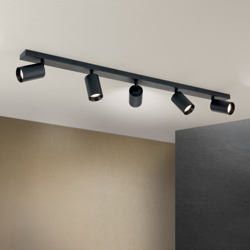 SEAN 5xGU10/13W/230V Spotlight Black