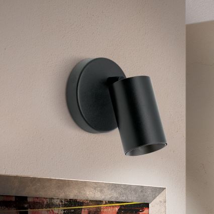 SEAN Wall-Mounted Spotlight 1xGU10/13W/230V Black