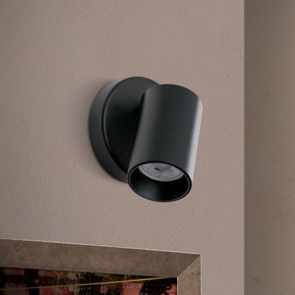SEAN Wall-Mounted Spotlight 1xGU10/13W/230V Black