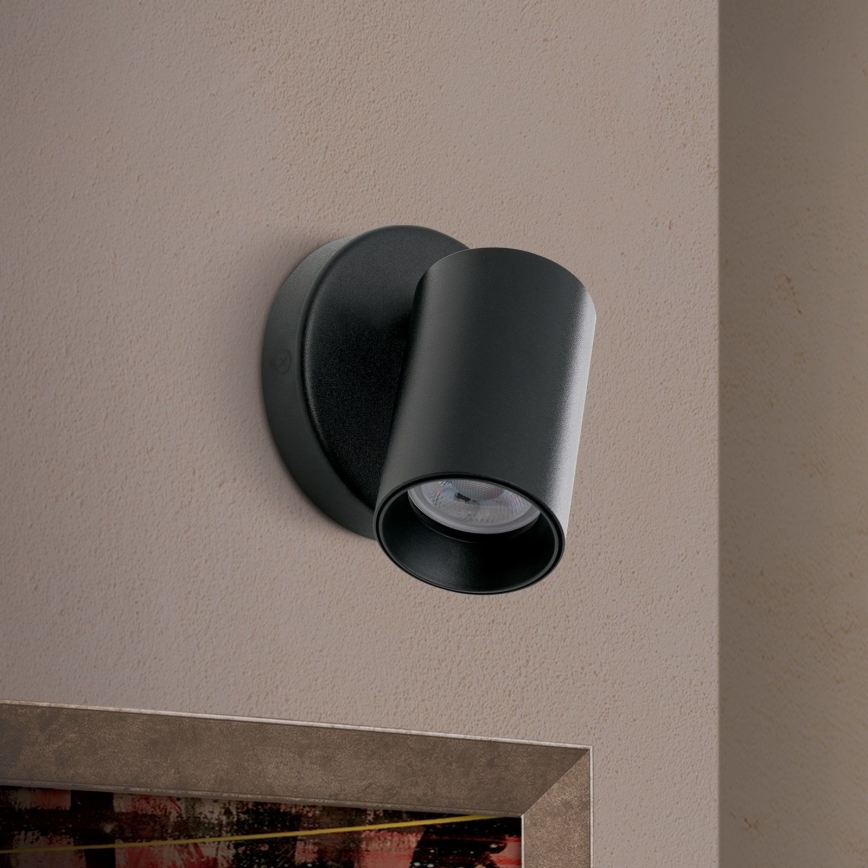 SEAN Wall-Mounted Spotlight 1xGU10/13W/230V Black