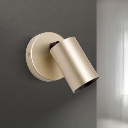 SEAN wall-mounted spotlight 1xGU10/13W/230V, gold