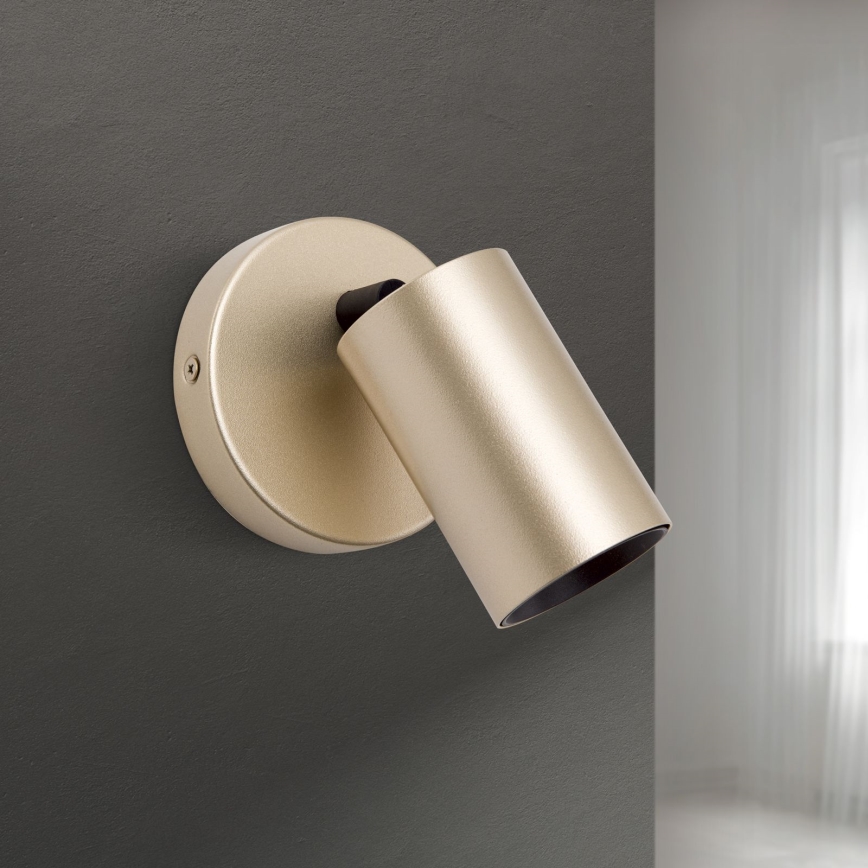 SEAN wall-mounted spotlight 1xGU10/13W/230V, gold