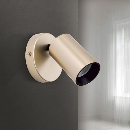 SEAN wall-mounted spotlight 1xGU10/13W/230V, gold