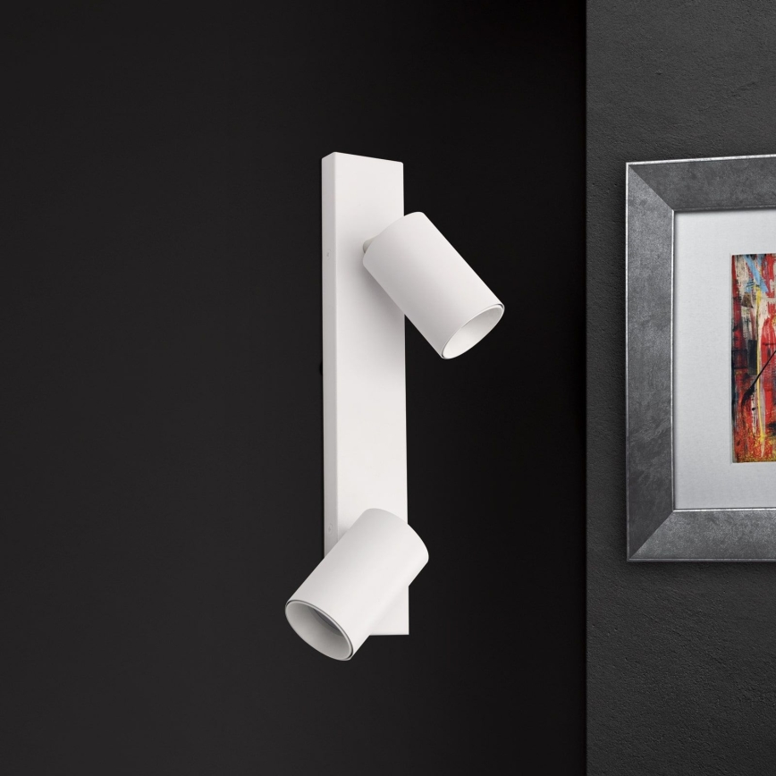 Wall-mounted spotlight SEAN 2xGU10/13W/230V white