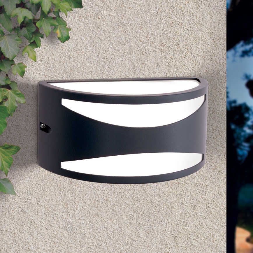 Outdoor wall light SHELL 1xE27/40W/230V IP54 anthracite