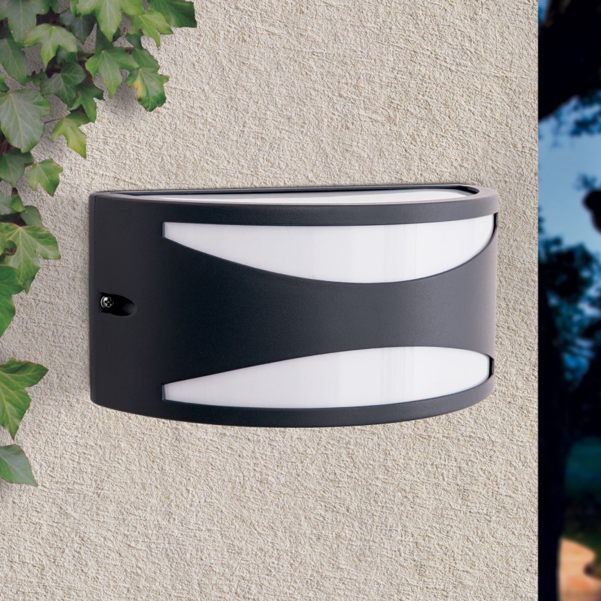 Outdoor wall light SHELL 1xE27/40W/230V IP54 anthracite