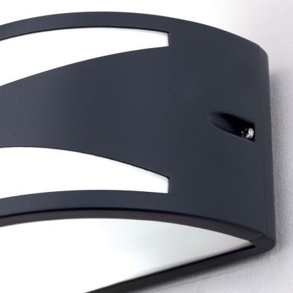 Outdoor wall light SHELL 1xE27/40W/230V IP54 anthracite