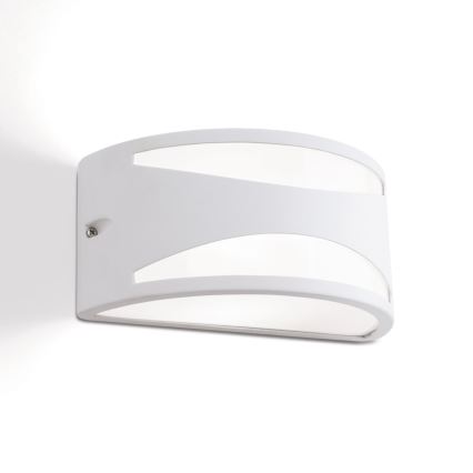Outdoor wall light SHELL 1xE27/40W/230V IP54 white