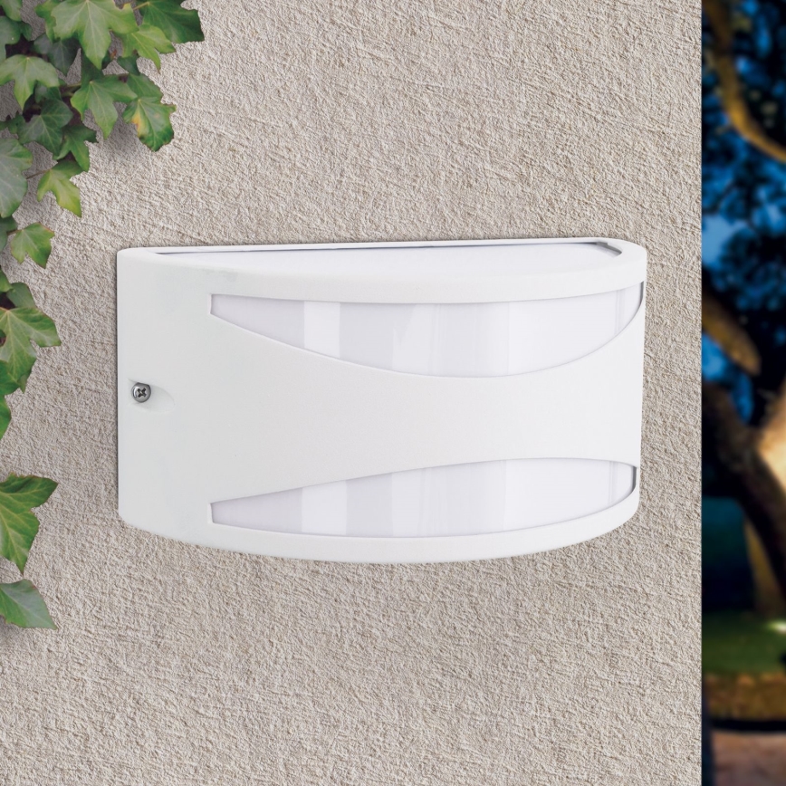 Outdoor wall light SHELL 1xE27/40W/230V IP54 white