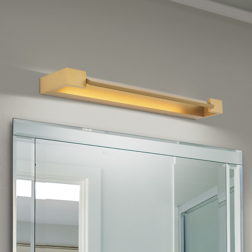 LED Bathroom mirror lighting MARILYN LED/18W/230V 60 cm IP44 gold