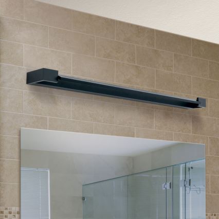 LED Bathroom mirror lighting MARILYN LED/24W/230V 90 cm IP44 black