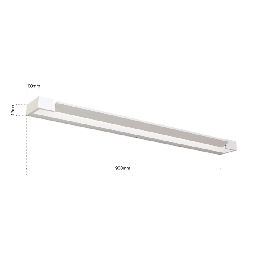 LED Bathroom mirror lighting MARILYN LED/24W/230V 90 cm IP44 white