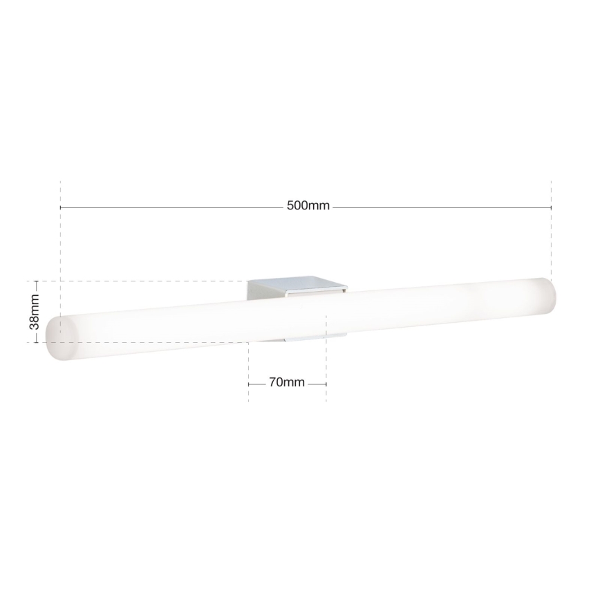 LED Wall light VISAGIST 1xS14d/8W/230V white