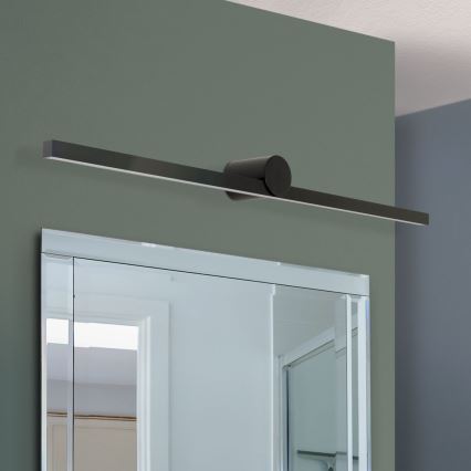 LED Bathroom mirror lighting BEAUTY LED/24W/230V 101 cm IP54 black