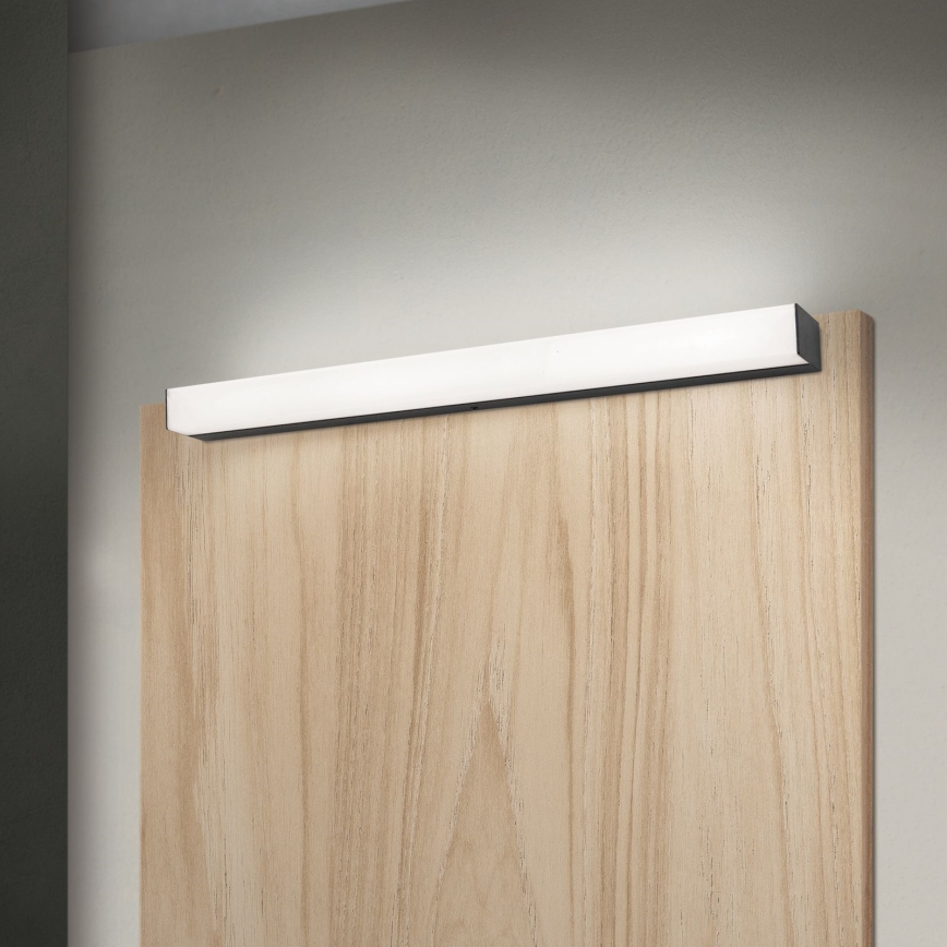 LED Bathroom mirror lighting HORIZON LED/12W/230V 3000/4000K 60 cm IP44 black
