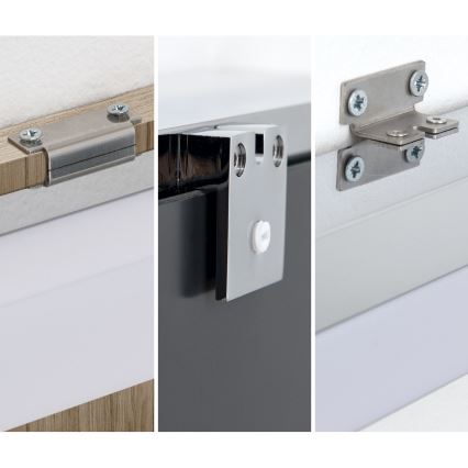 LED Bathroom mirror lighting HORIZON LED/18W/230V 3000/4000K 90 cm IP44 silver