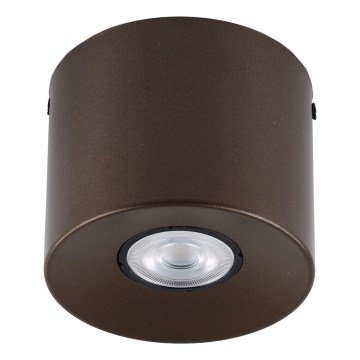 ORION spotlight 1x GU10/10W/230V, 9 cm, brown