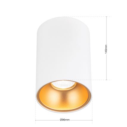 STARLIGHT GU10 Spotlight 1x50W/230V White/Gold