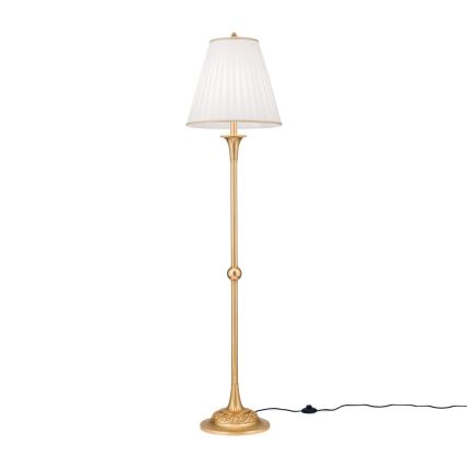 Floor lamp FONSA 1xE27/60W/230V white/gold