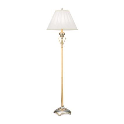 Floor lamp TIZIA 1xE27/60W/230V white/gold/patina
