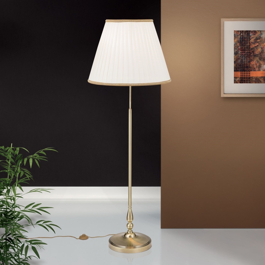 Floor lamp TONIA 2xE27/60W/230V 154 cm white/bronze