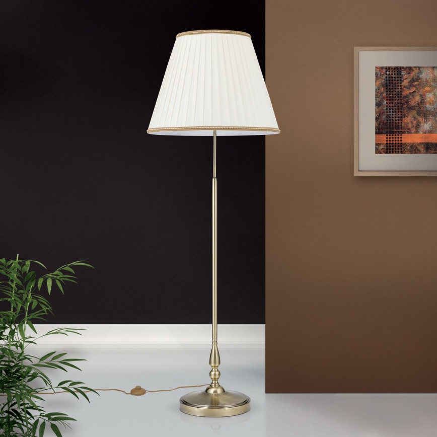 Floor lamp TONIA 2xE27/60W/230V 154 cm white/bronze