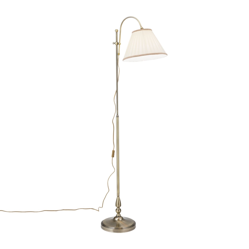 Floor lamp TONIA 1xE27/60W/230V 183 cm white/bronze